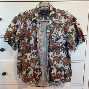 Topman Vintage Oversize Floral Shirt